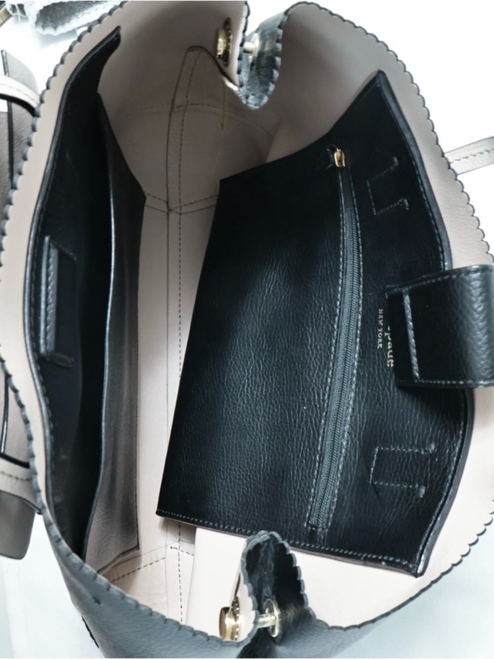 Kate Spade Vanderbilt Place Giorgia Satchel Bag Pebbled Black Leather Bow NWOT - Picture 8 of 16